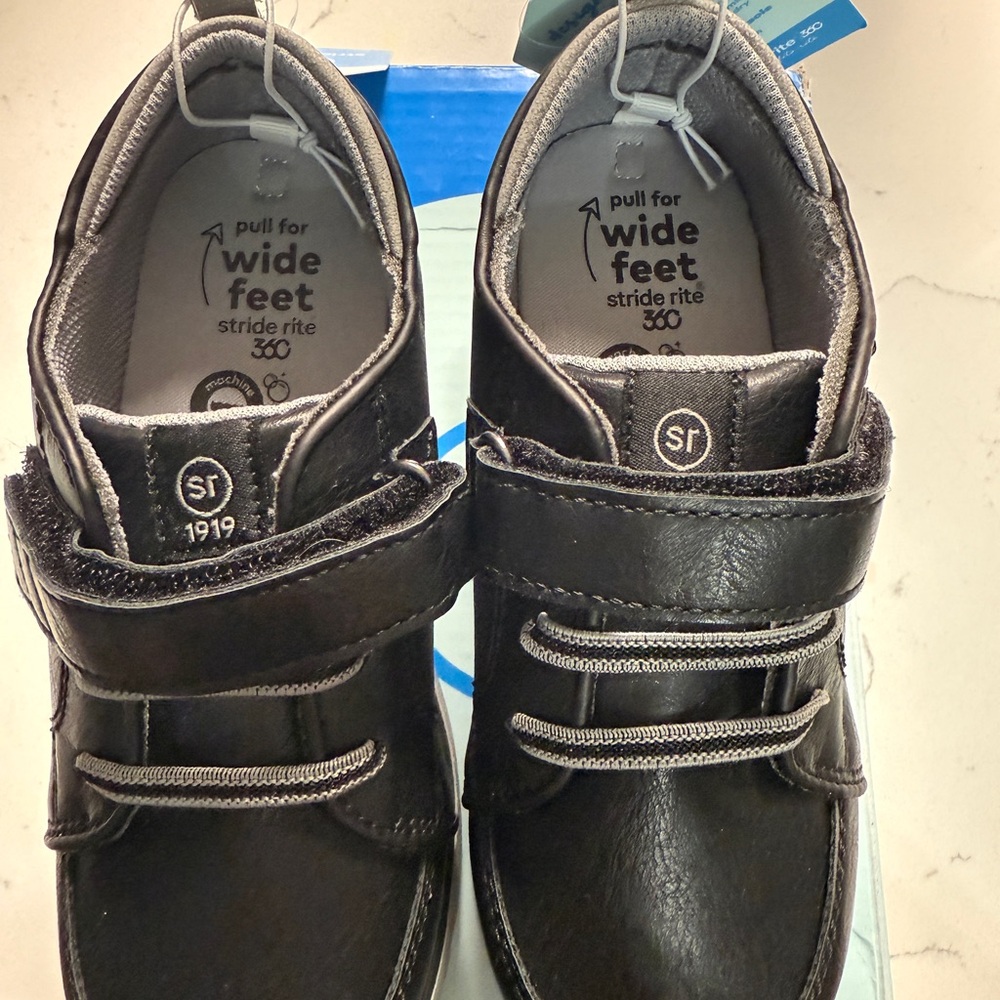 Stride Rite Black Kids Shoes